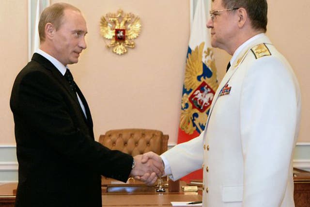 Vladimir Putin with prosecutor general Yuri Chaika