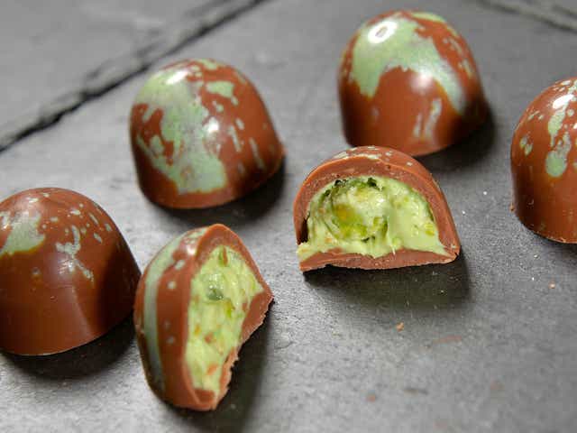 The Wasabi Crunch  chocolate developed as an experiment for Milk Tray's centenary.