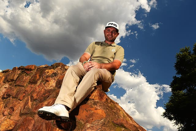 Andy Sullivan has climbed high this year, including in Pretoria, South Africa, back in March