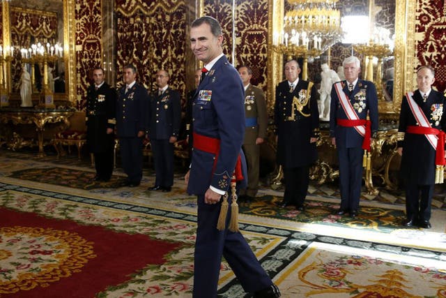King Felipe VI has been on the throne for almost two years