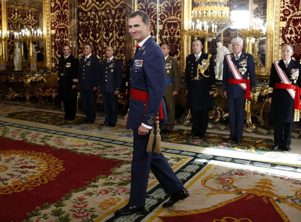 King Felipe VI has been on the throne for almost two years