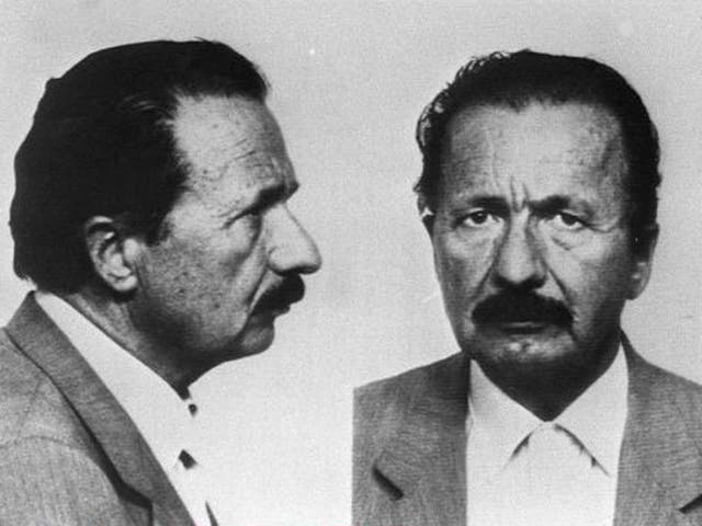 Mugshots of Gelli issued by Swiss police in 1985 after he had escaped from prison there