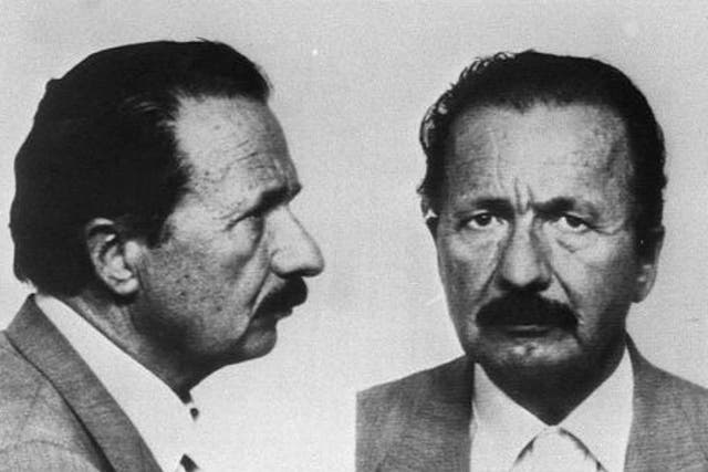 Mugshots of Gelli issued by Swiss police in 1985 after he had escaped from prison there