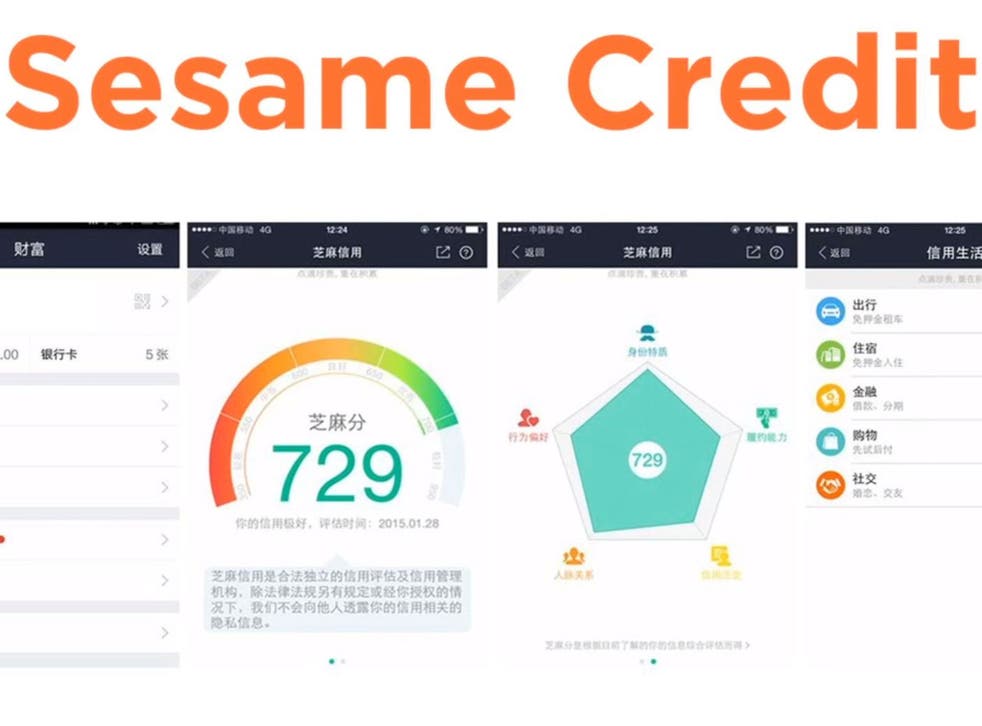 Sesame Credit measures how obediently citizens follow the party line, pulling data from social networks and online purchase histories