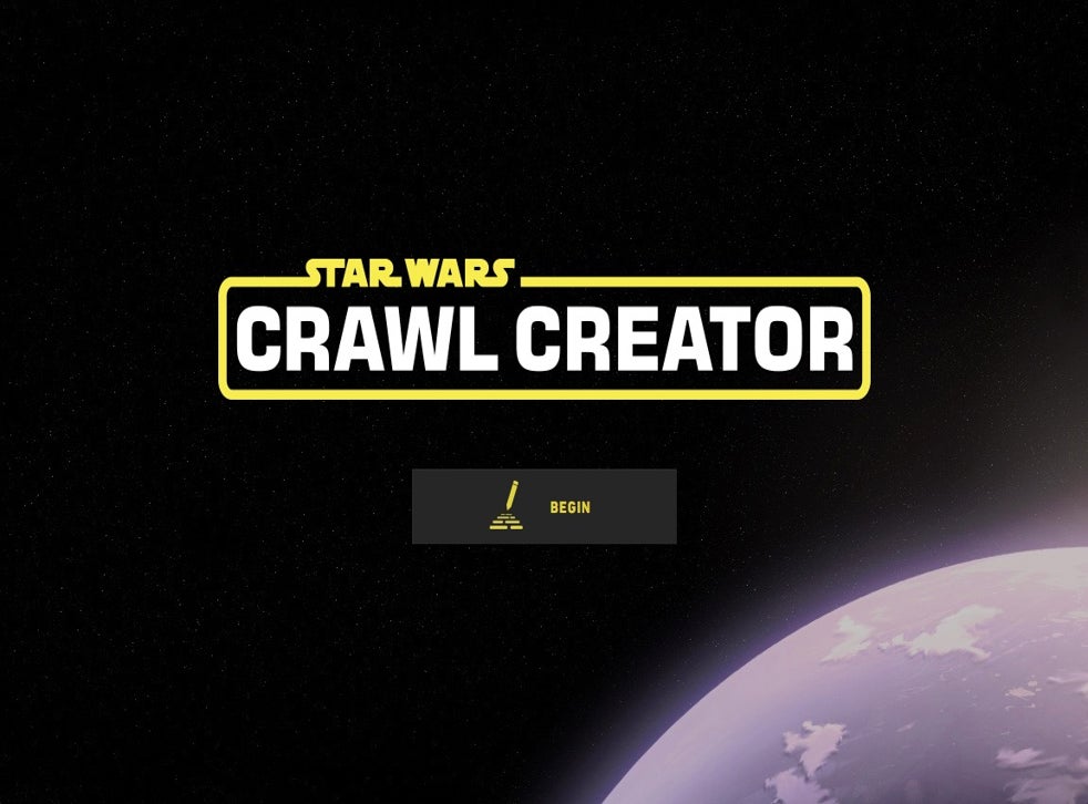 Star Wars Crawl Creator Site lets you write your own adventure in scrolling text The