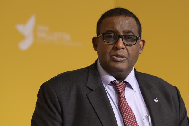 The Somali government, led by Omar Abdirashid Ali Sharmarke (pictured), has banned the celebration of Christmas,