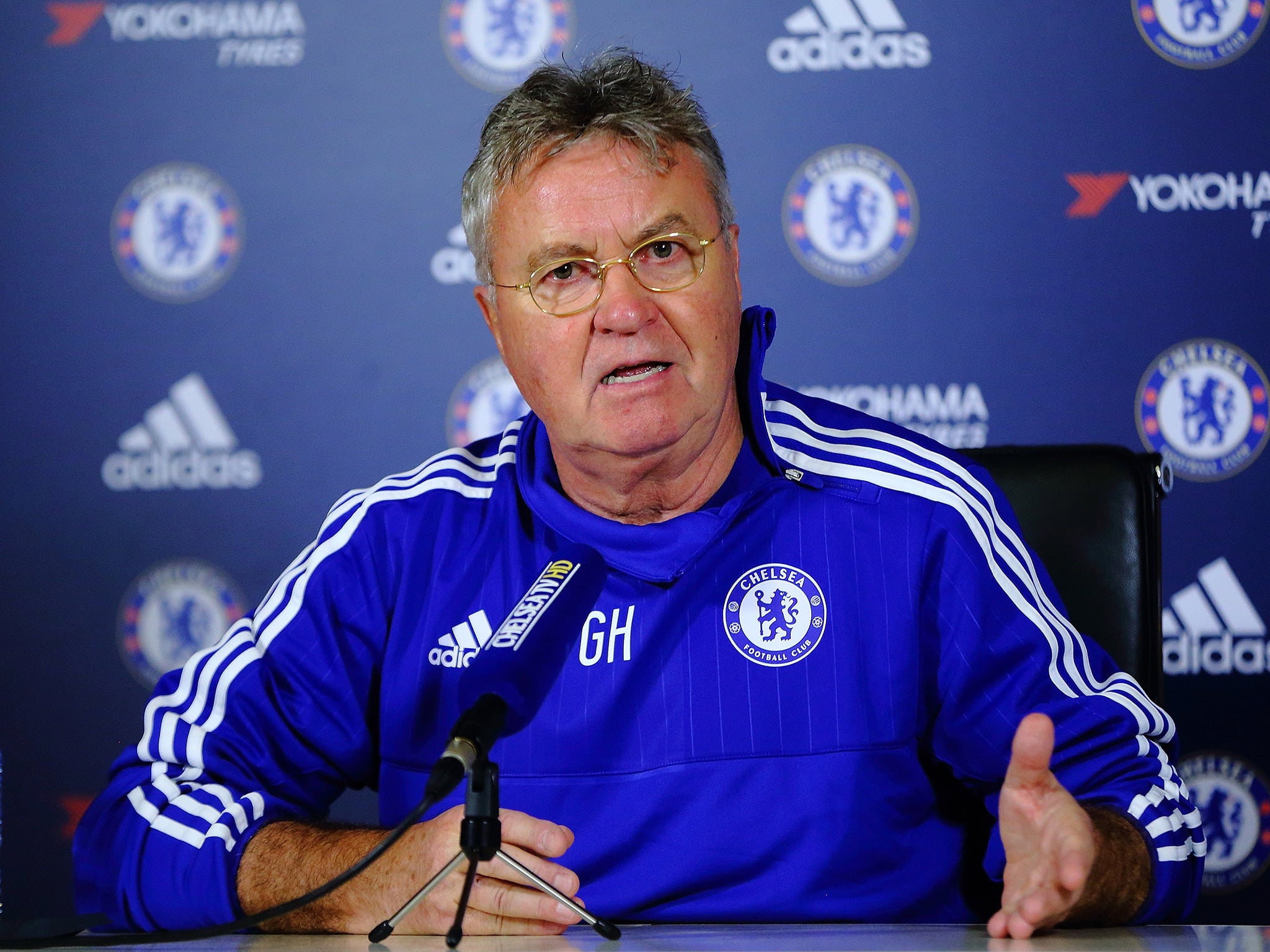 Chelsea interim manager Guus Hiddink