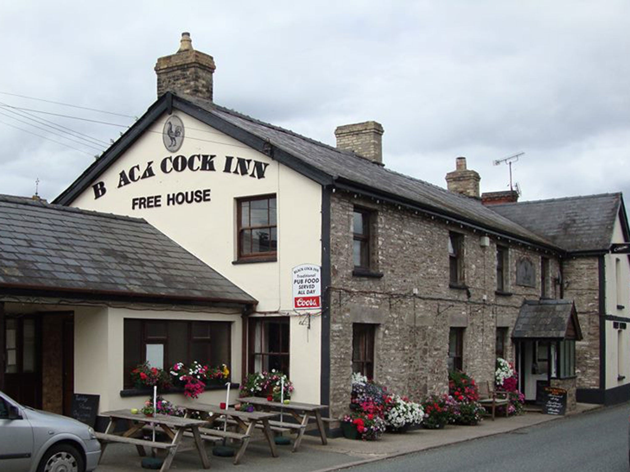 The Blackcock Inn in Llanfihangel Talyllyn, Wales