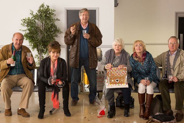 Christmas capers: the cast of BBC1’s ‘Boomers’ Christmas special