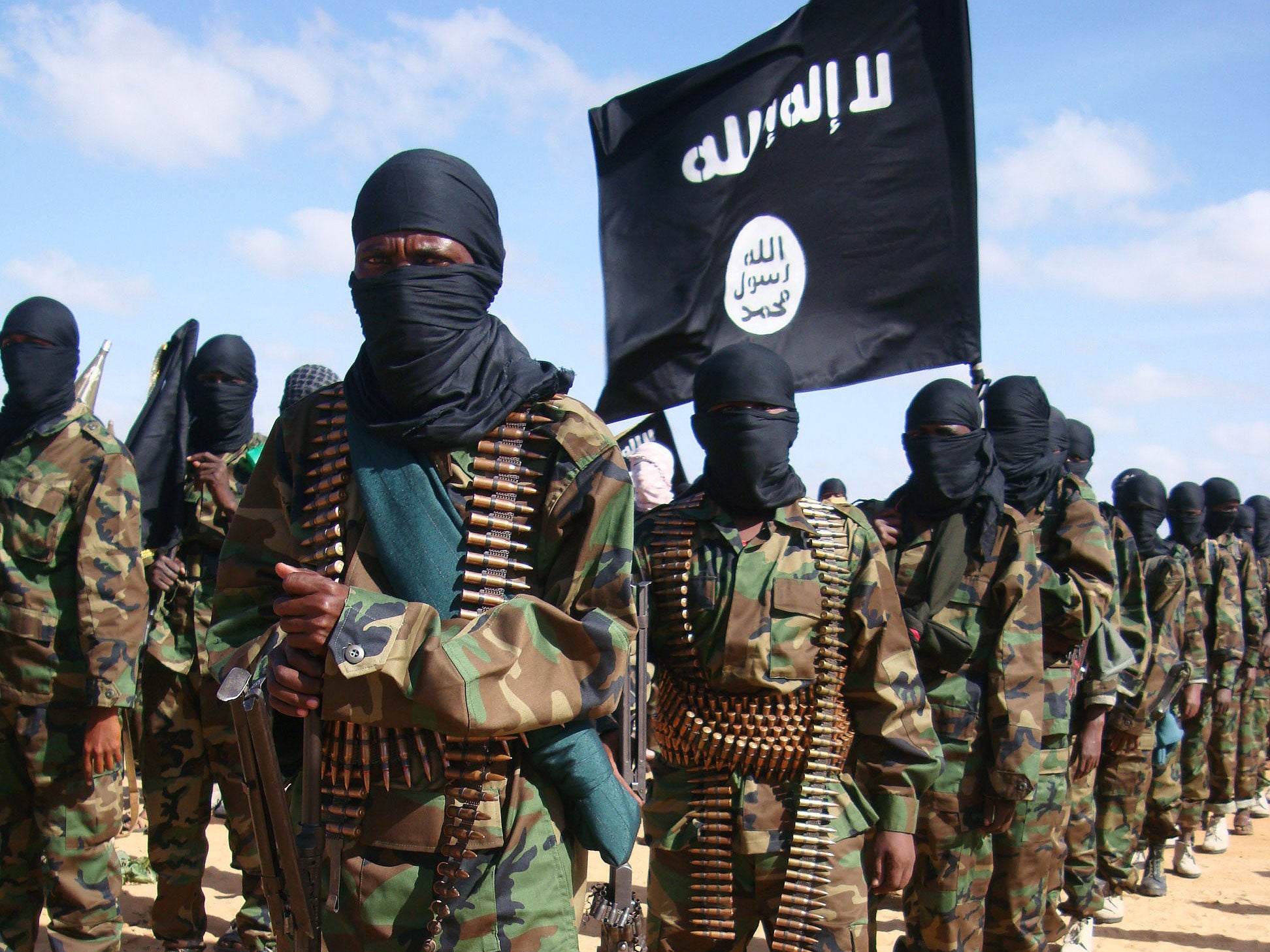 The new group may be comprised of former al-Shabaab fighters (pictured)