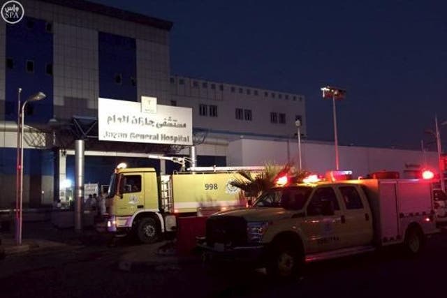 The blaze broke out in the intensive care and maternity wards at Jazan General Hospital in the south-west port city of Jazan shortly before dawn