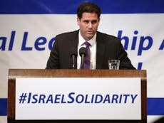 Israeli ambassador to give gifts from occupied Palestinian states