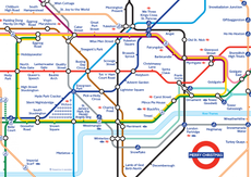 London Underground map given Christmas makeover 