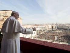 Pope Francis Christmas Day blessing: Pontiff appeals for peace