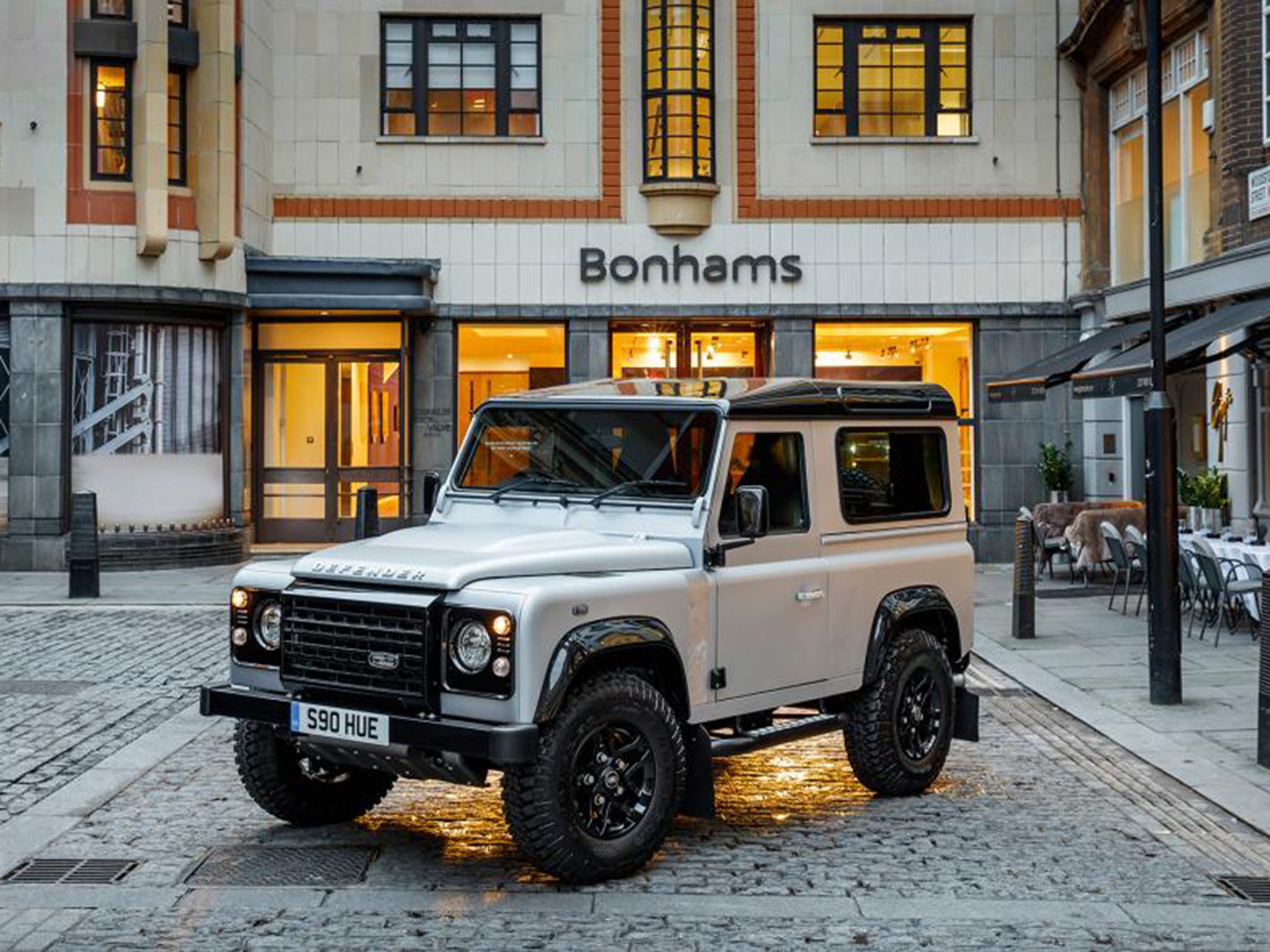 The Defender was built with the aid of various celebs and Land Rover brand ambassadors