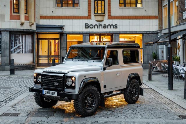 The Defender was built with the aid of various celebs and Land Rover brand ambassadors