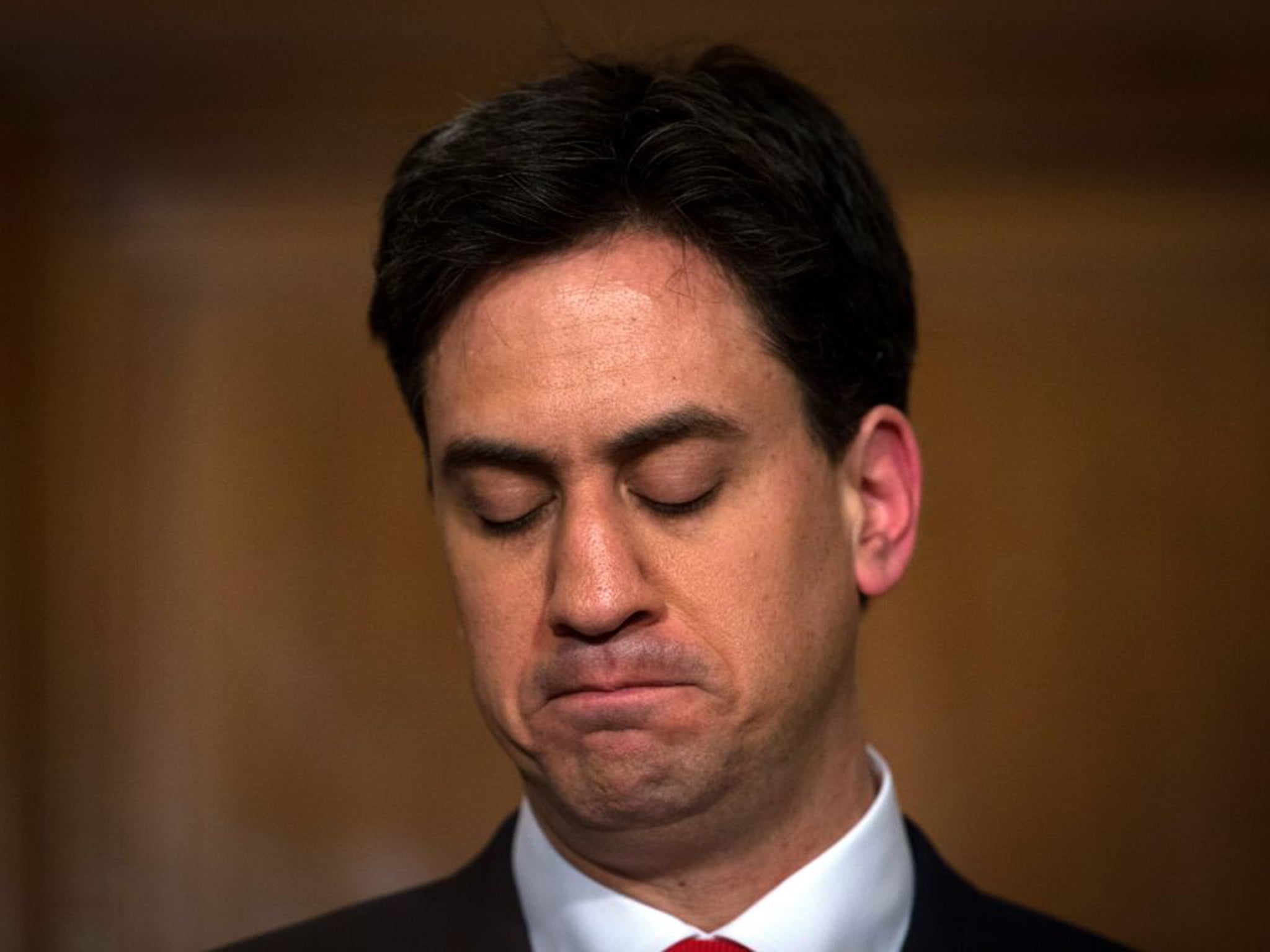 Labour leader Ed Miliband was on course to become Prime MInister, according to polls at the time