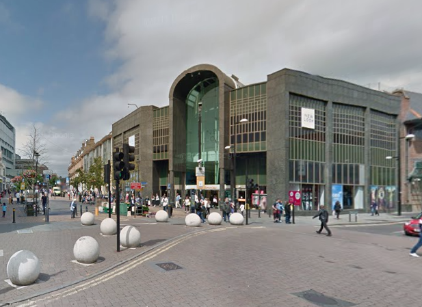 The incident took place at the Intu shopping centre in Bromley, Kent
