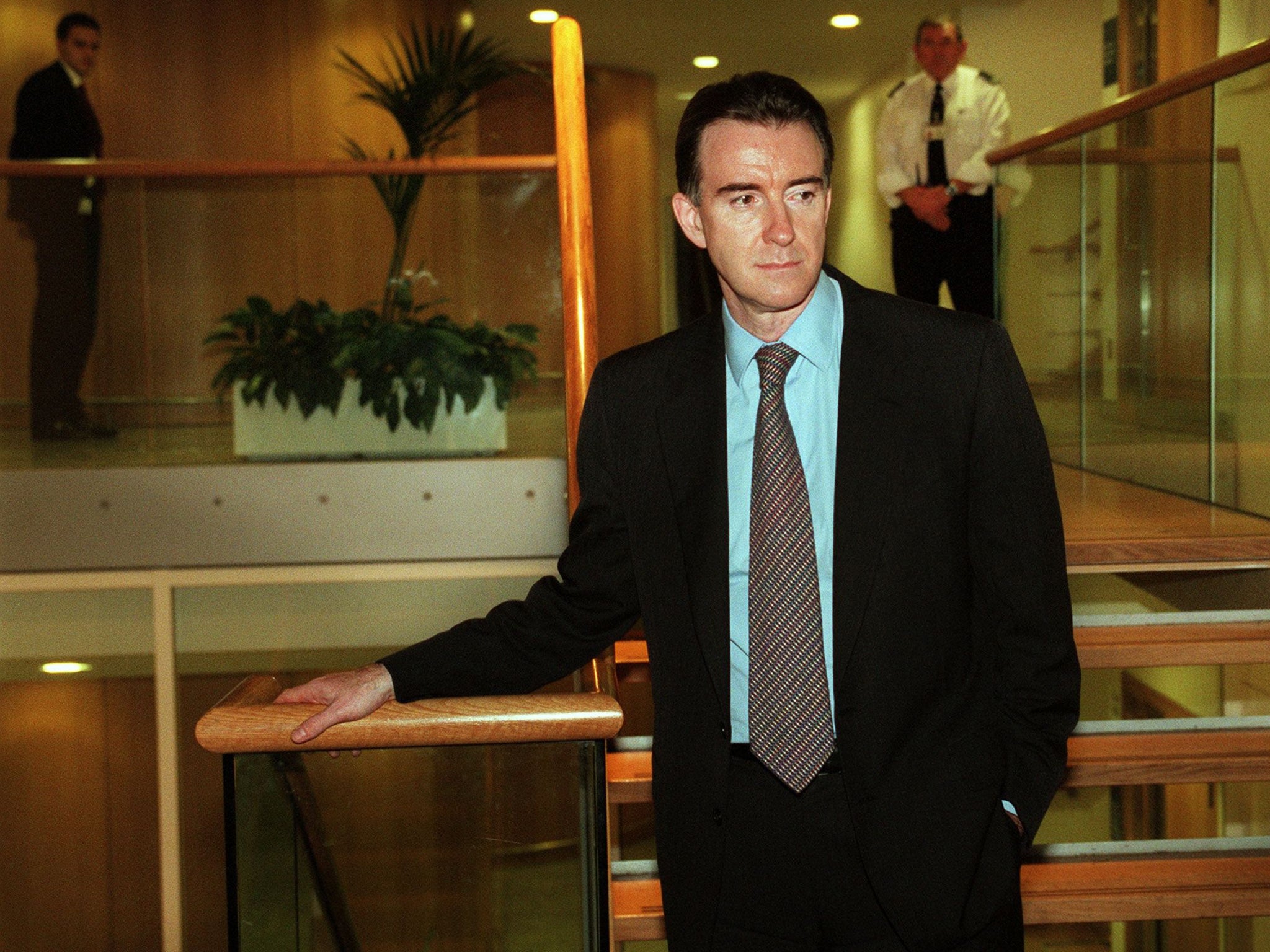 Peter Mandelson resigned as Trade Secretary in December 1998