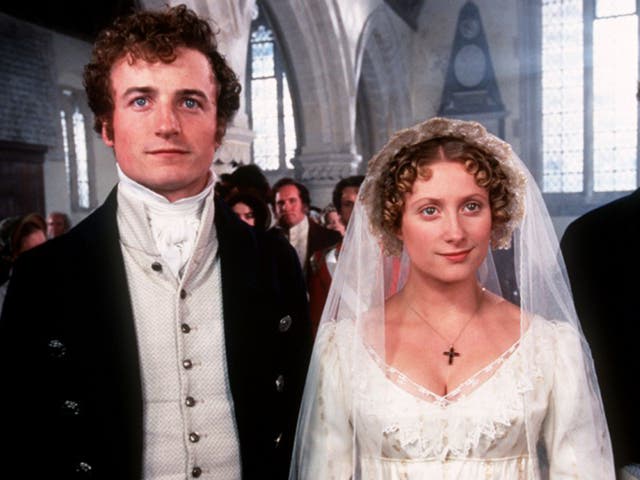 Crispin Bonham-Carter as Mr Bingley with Susannah Harker as Jane