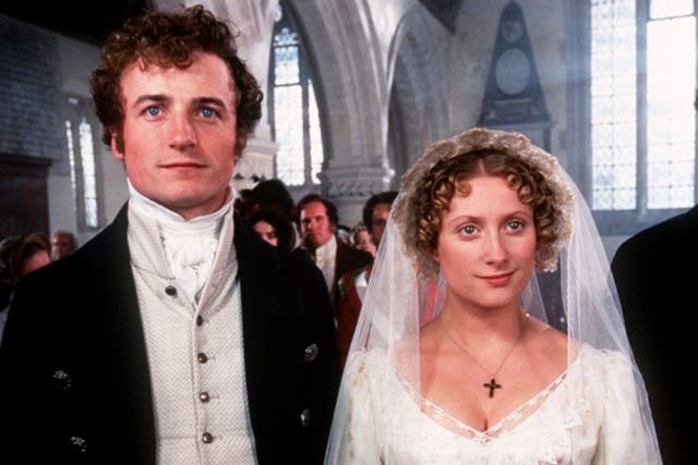 Crispin Bonham-Carter as Mr Bingley with Susannah Harker as Jane