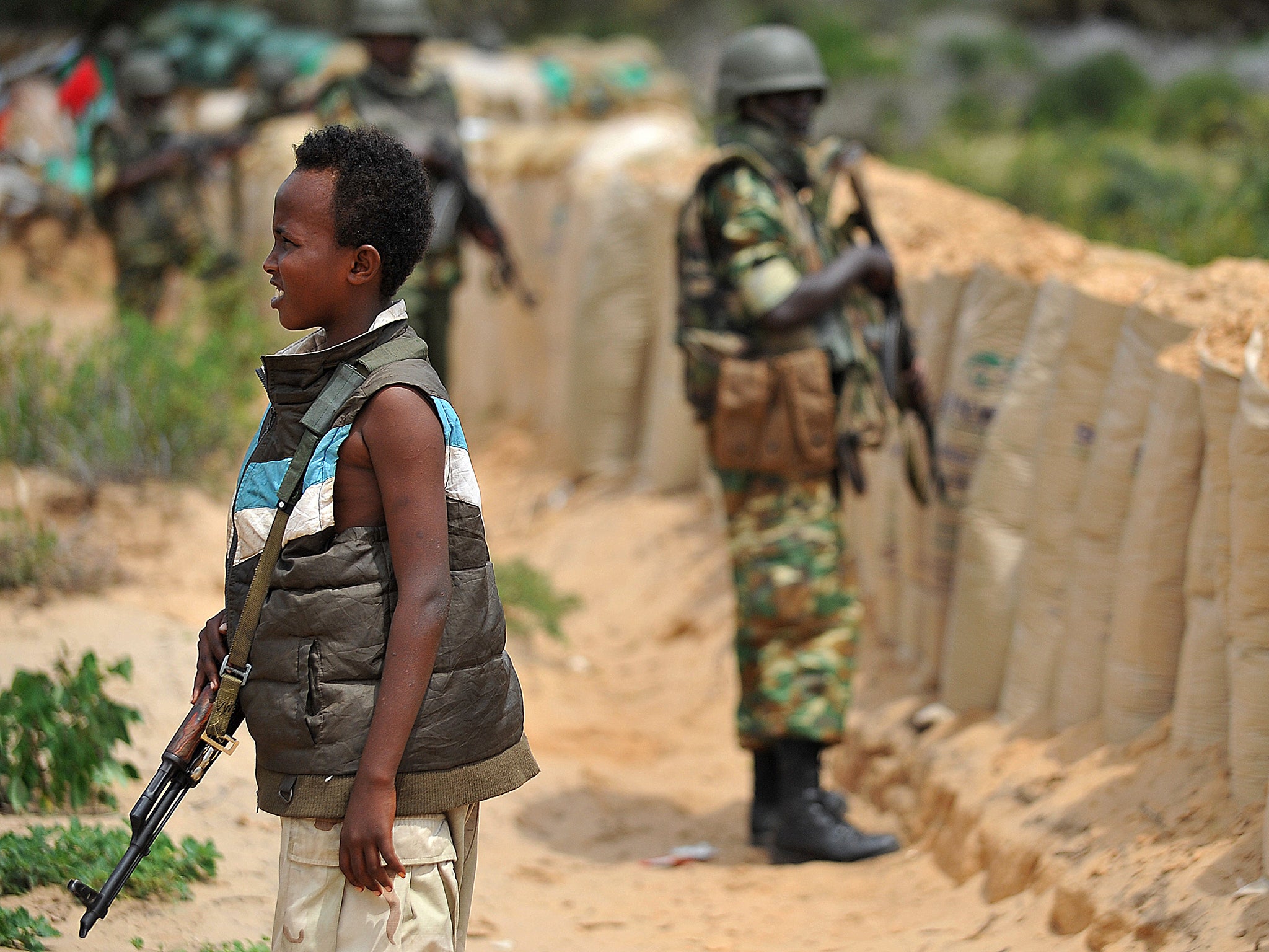 Aid agencies now estimate that there are around 300,000 children involved with armed groups worldwide