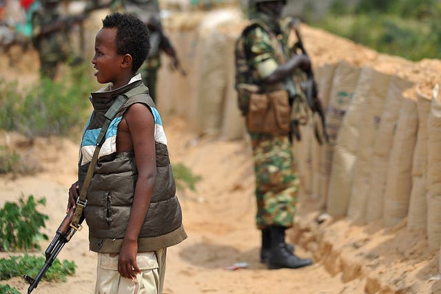 Aid agencies now estimate that there are around 300,000 children involved with armed groups worldwide