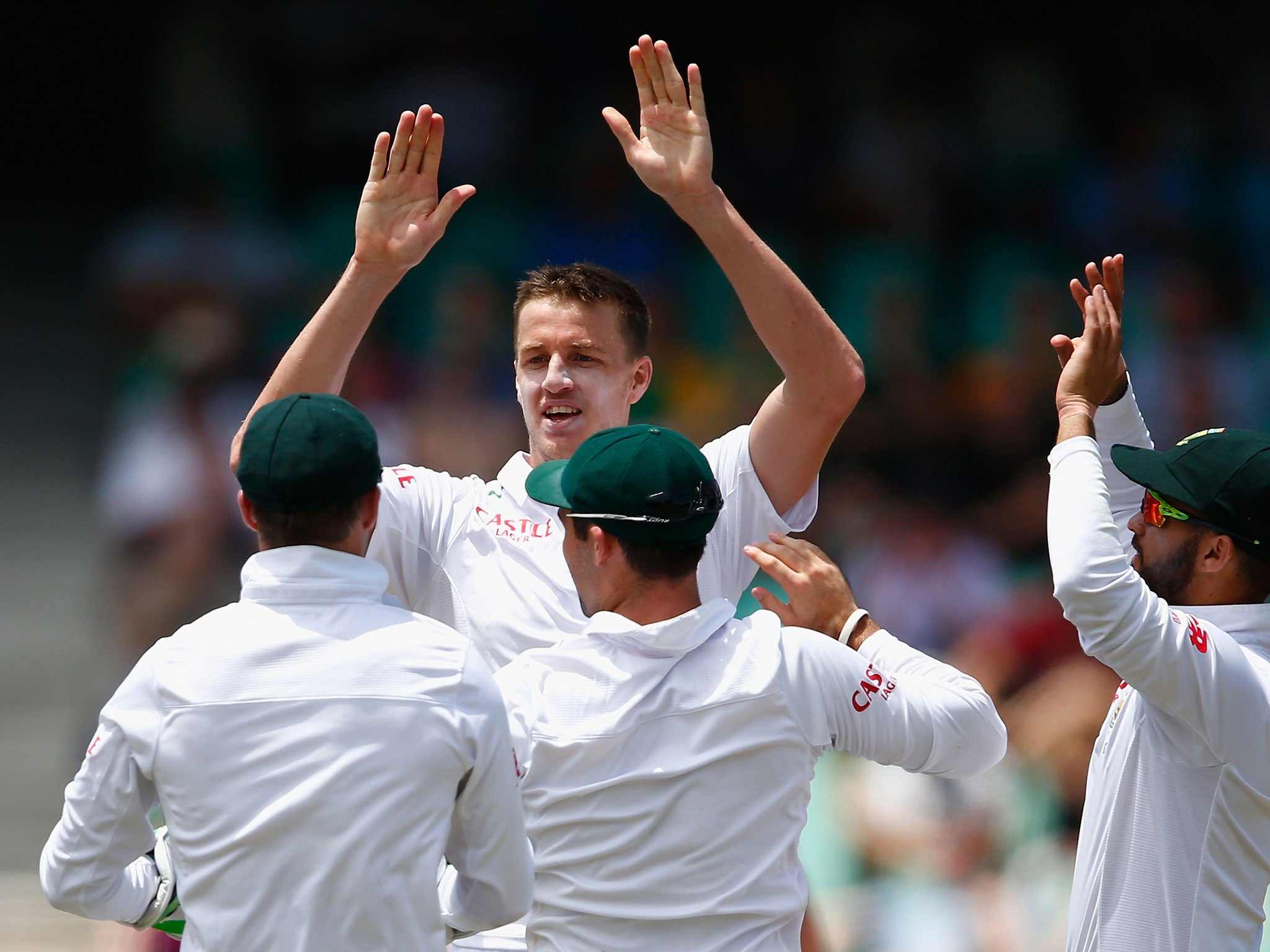 Morne Morkel took four wickets on day two to help dismiss England for 303