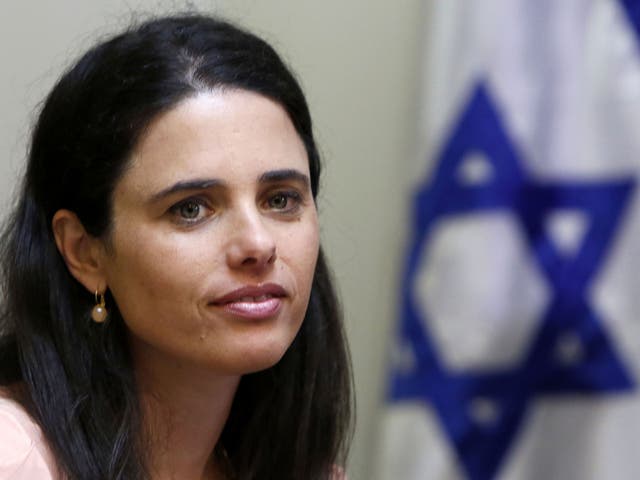 Ayelet Shaked, Israel's justice minister, sponsored the bill