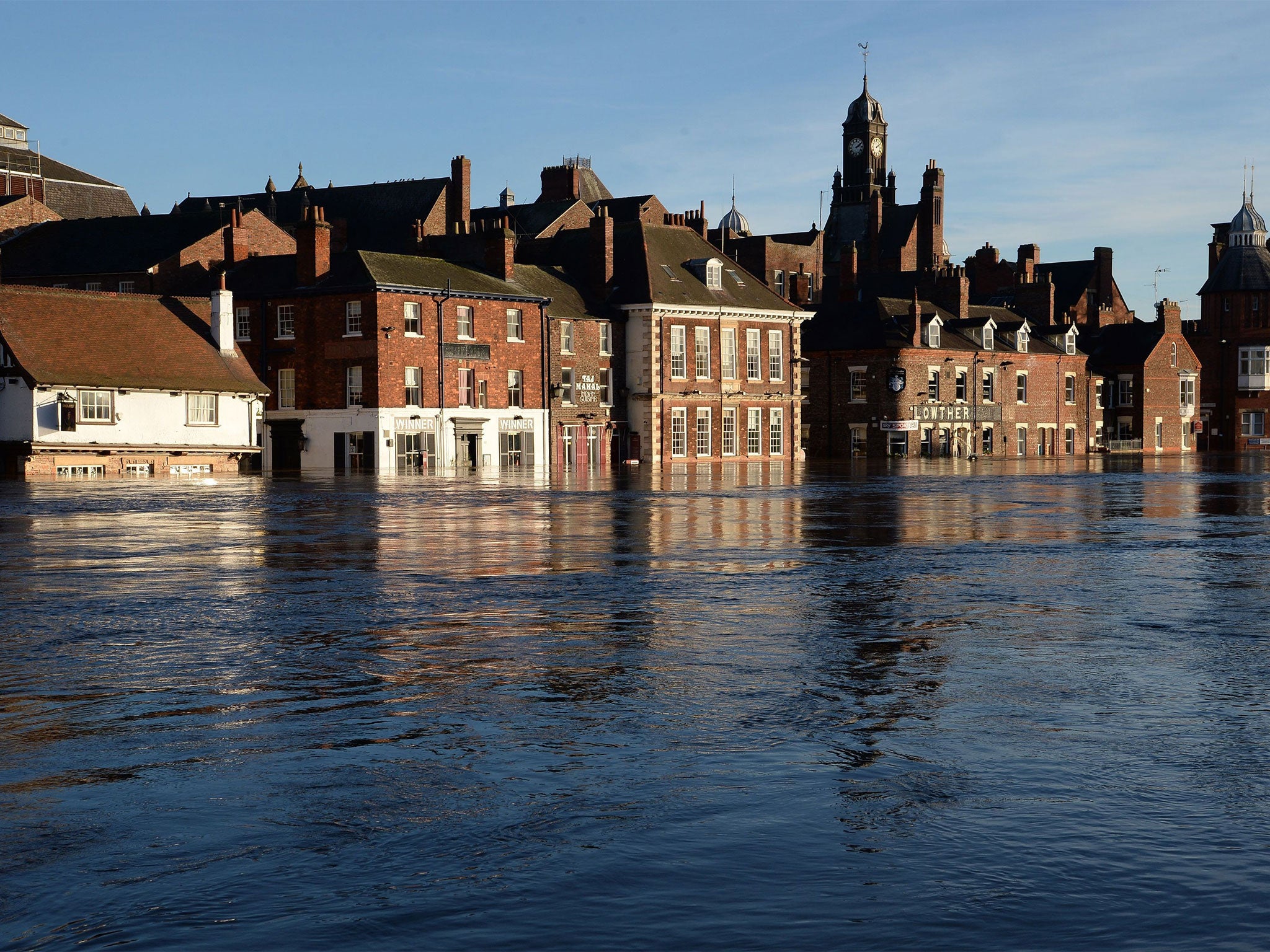 Hundreds of people in York were evacuated after river levels reached record highs