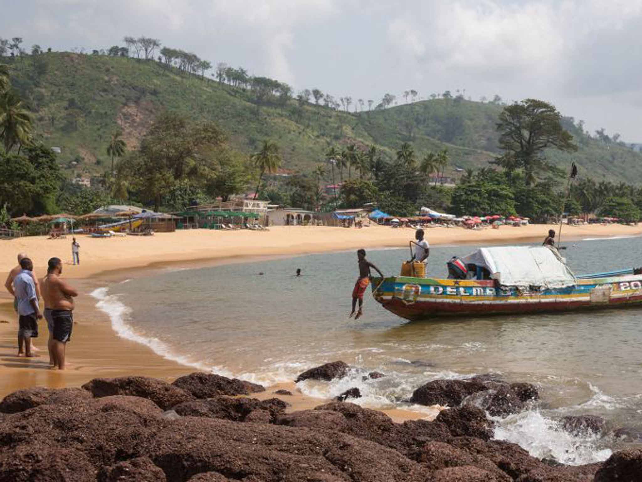 Freetown beach, Sierra Leone