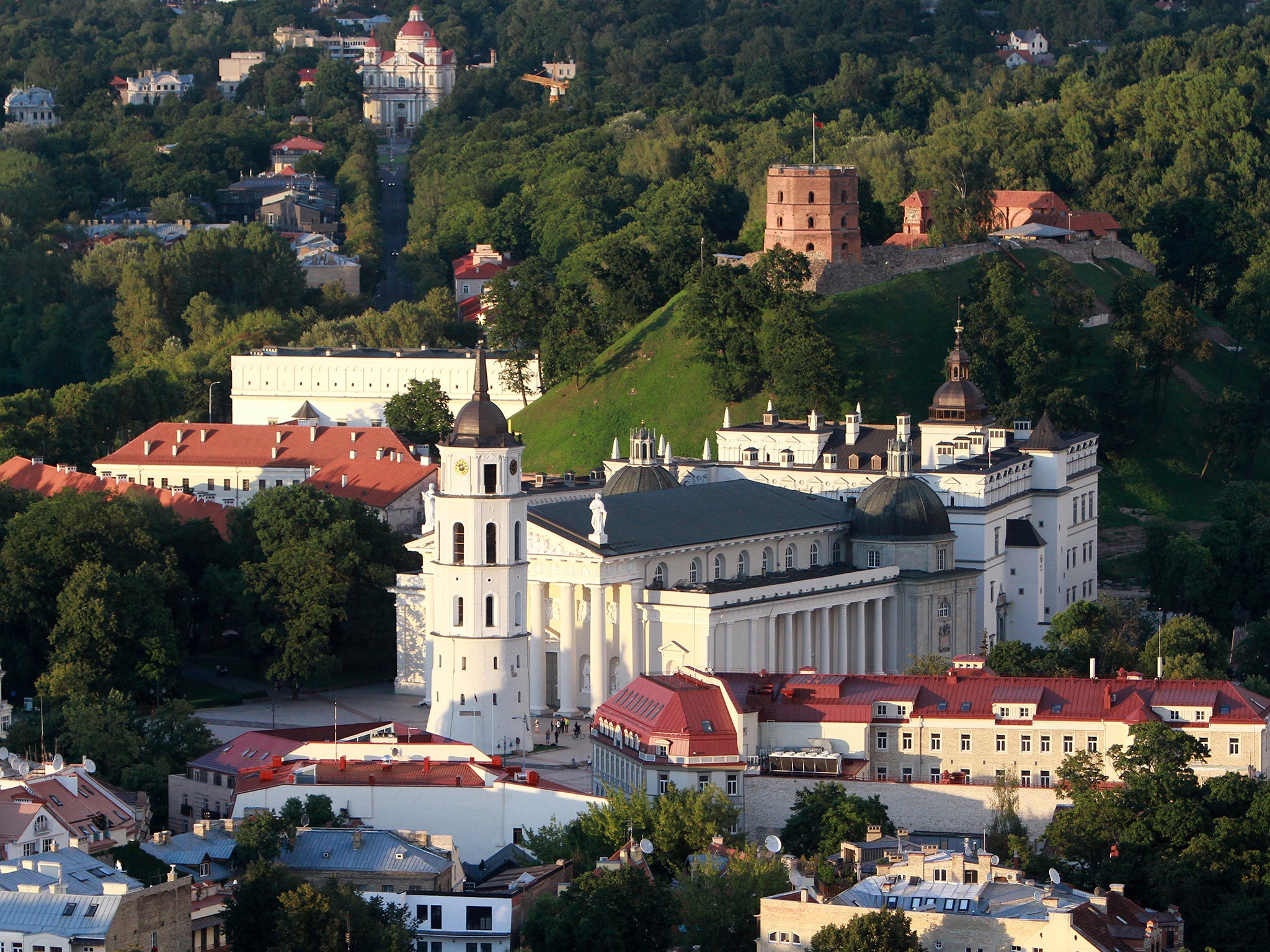 The old town of the Lithuanian capital Vilnius