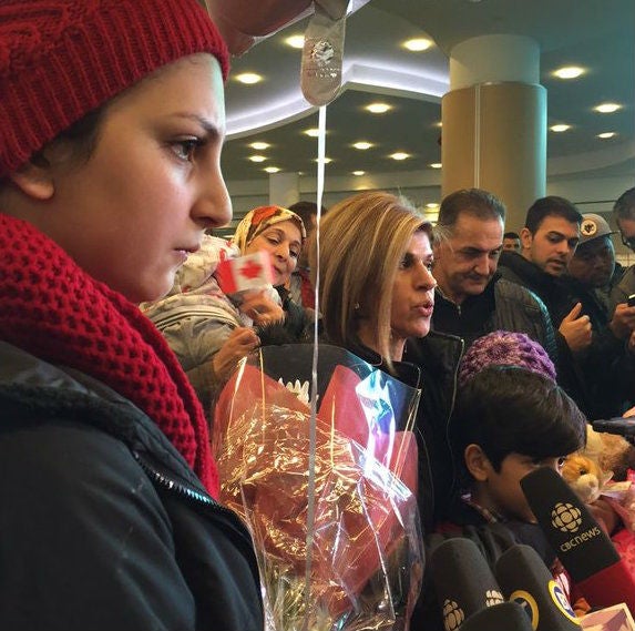 The relatives of the toddler received a war welcome at Vancouver Airport