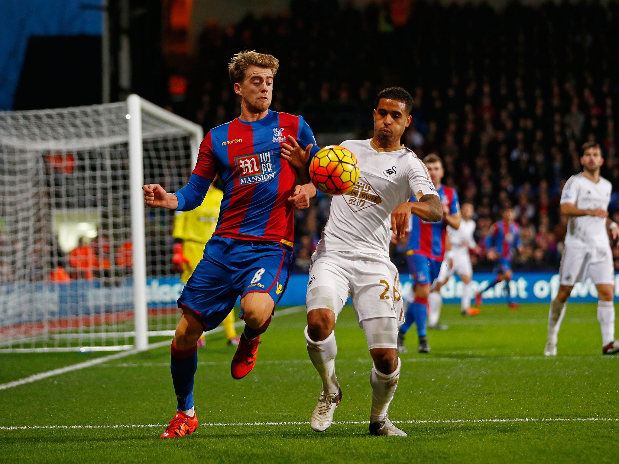 Patrick Bamford in action for Crystal Palace