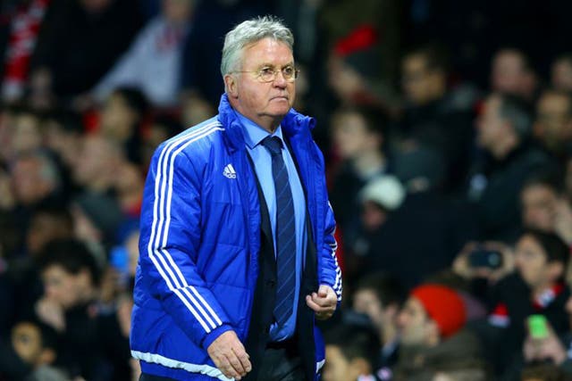 Guus Hiddink's Chelsea team are still feeling the aftershocks of Jose Mourinho’s departure