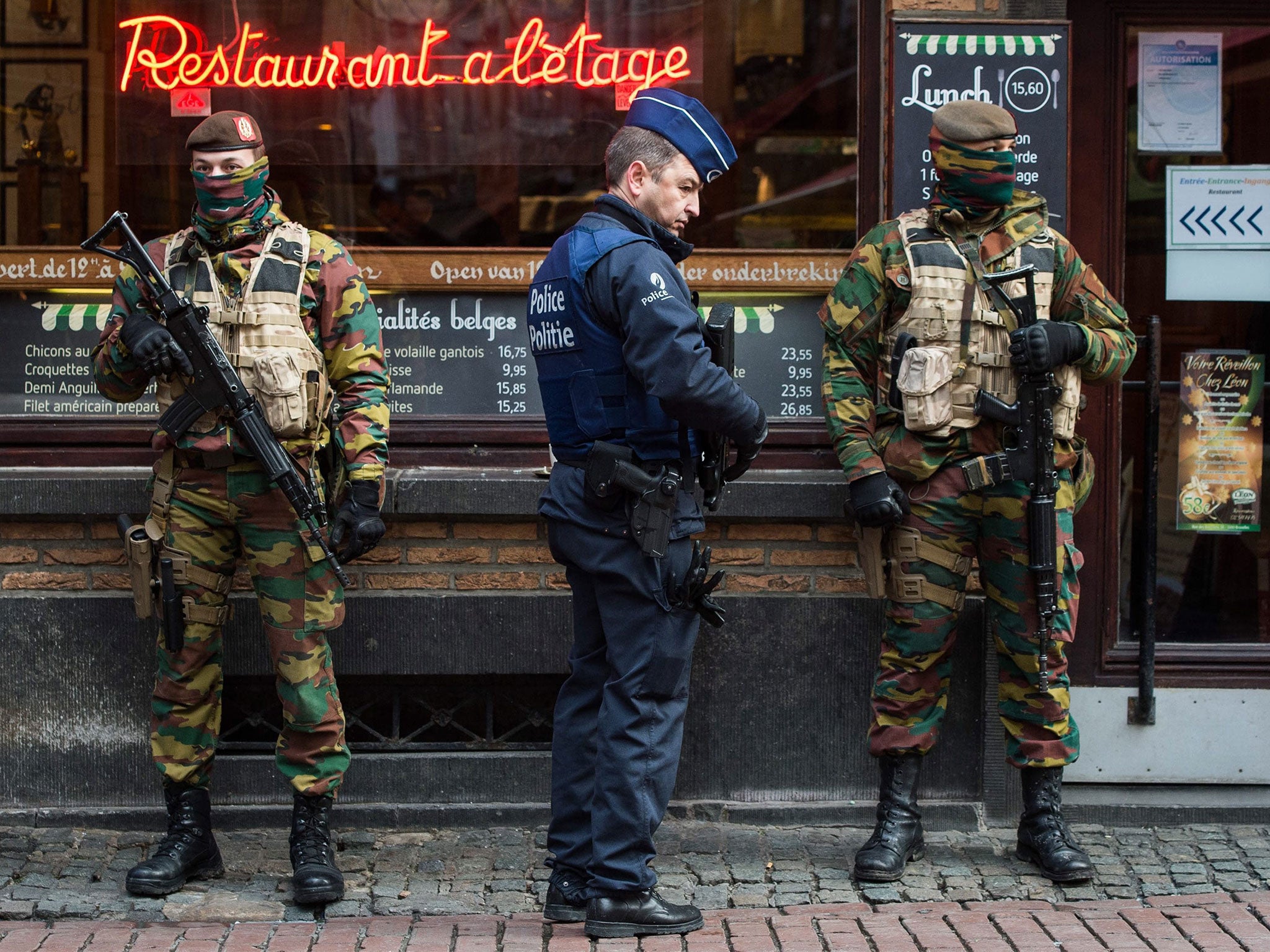 Police conducted searches on Sunday and Monday in Brussels, Liege and Flemish Brabant