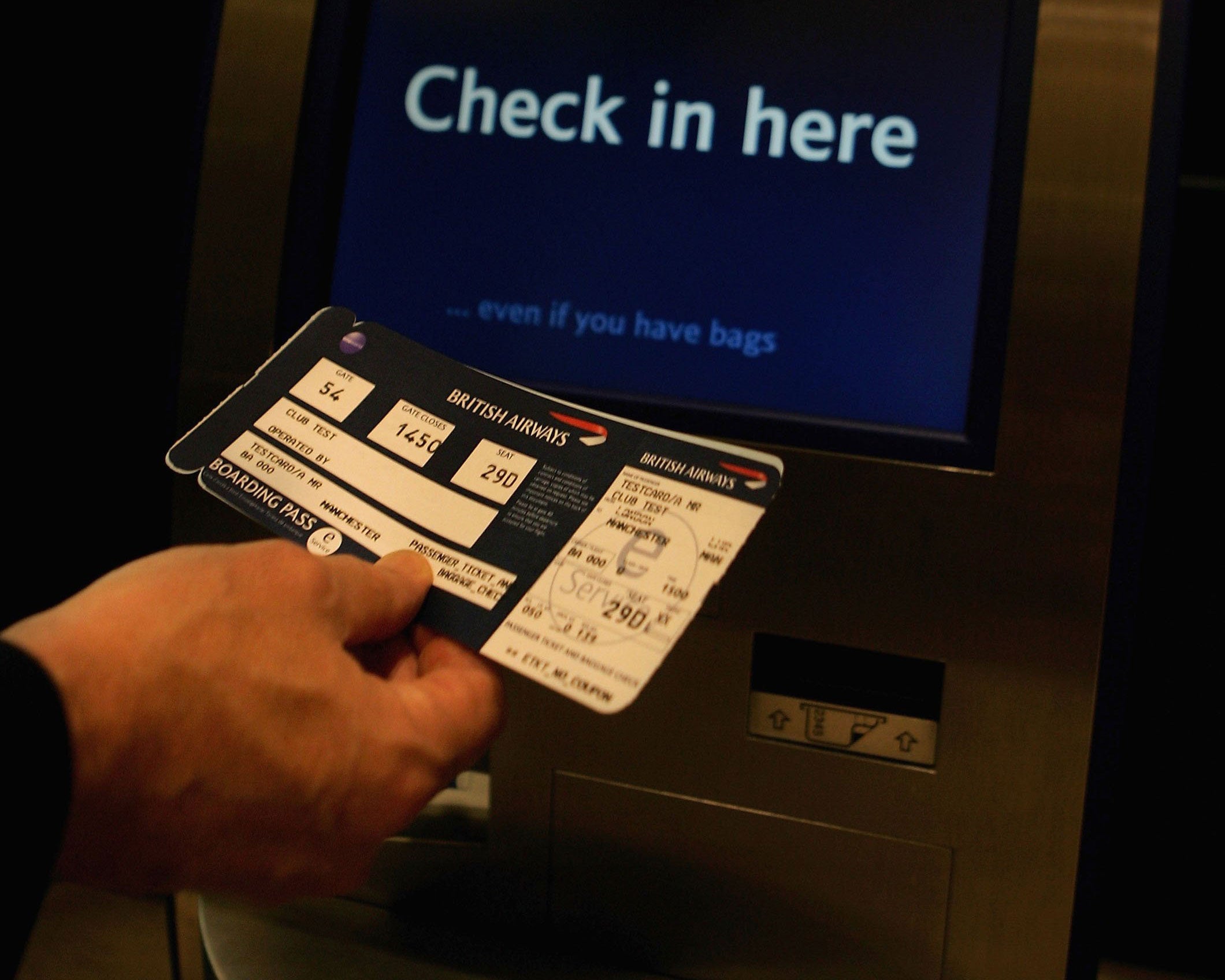 Boarding passes contain passenger information that can be accessed by others