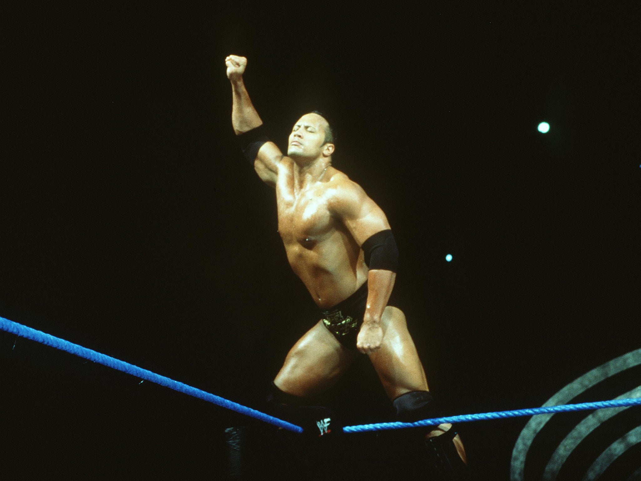 The Rock pictured in 2000