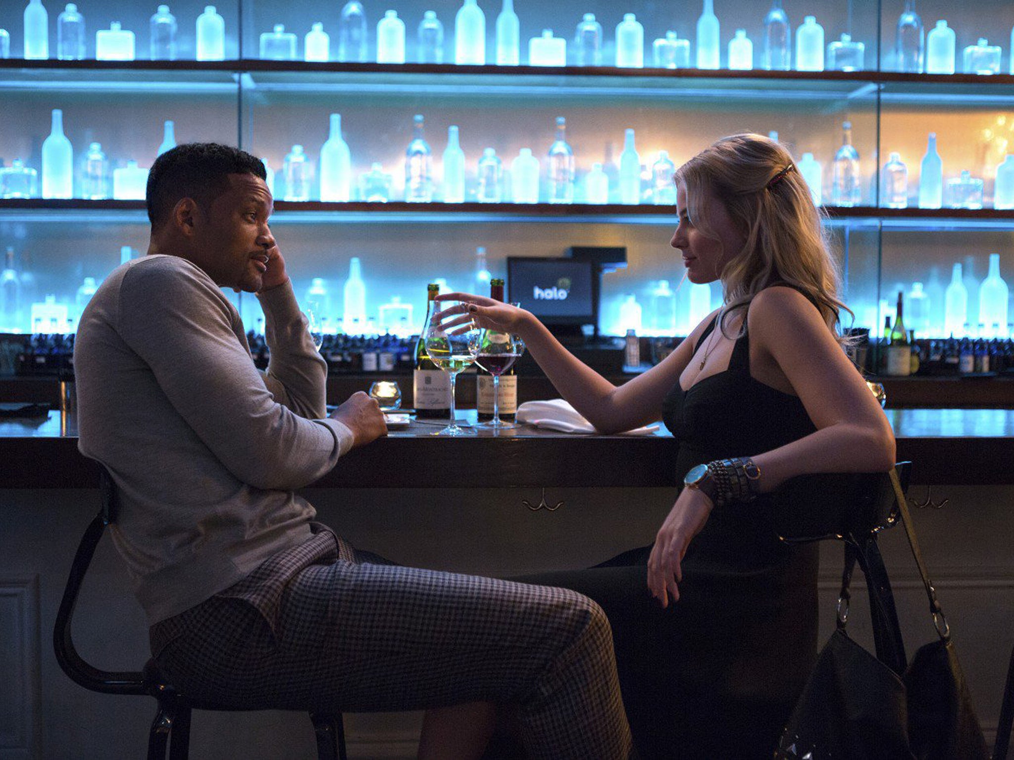 Will Smith and Margot Robbie in Focus