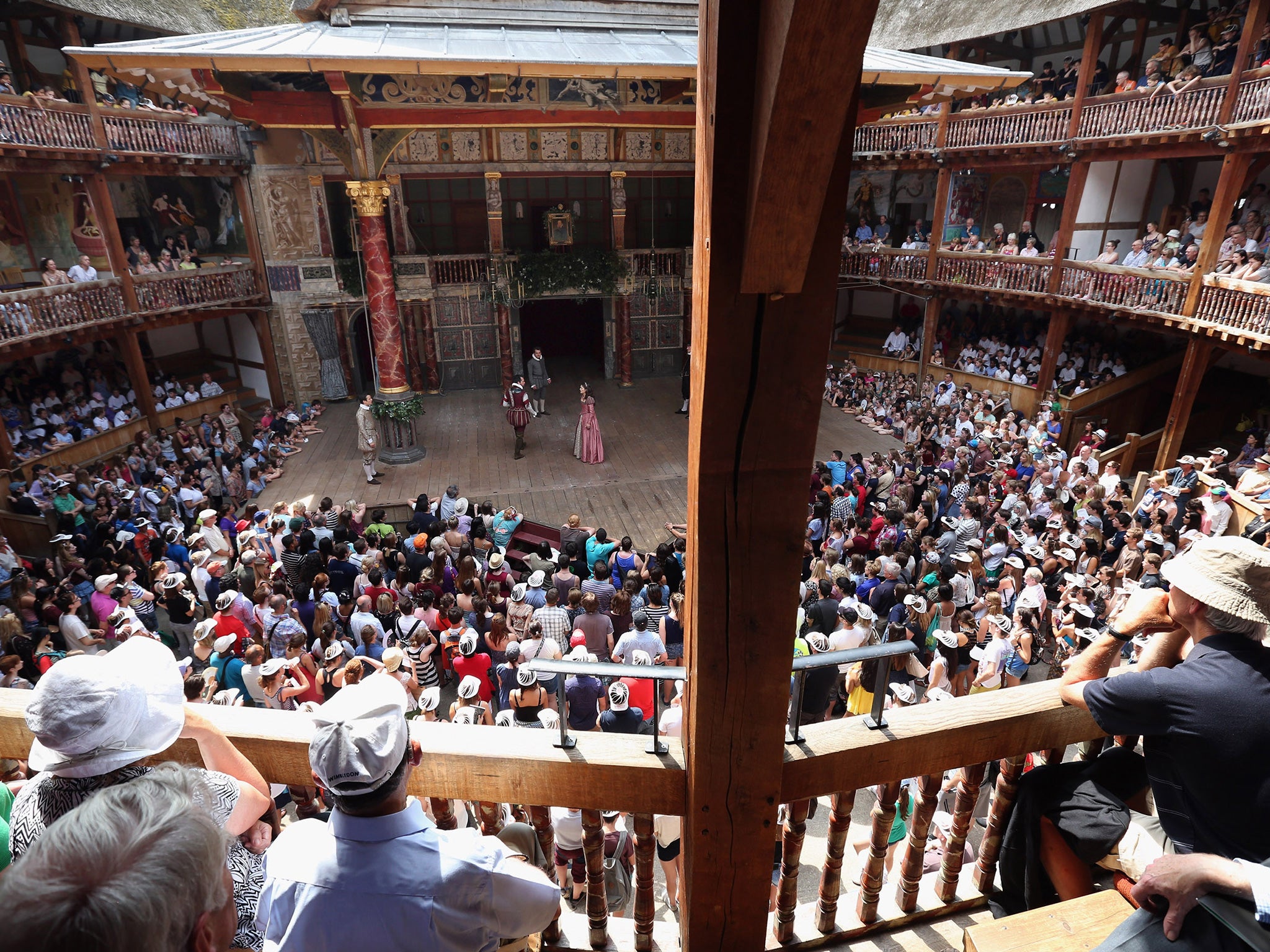 A Midsummer Night's Dream performed at the Globe Theatre in 2013
