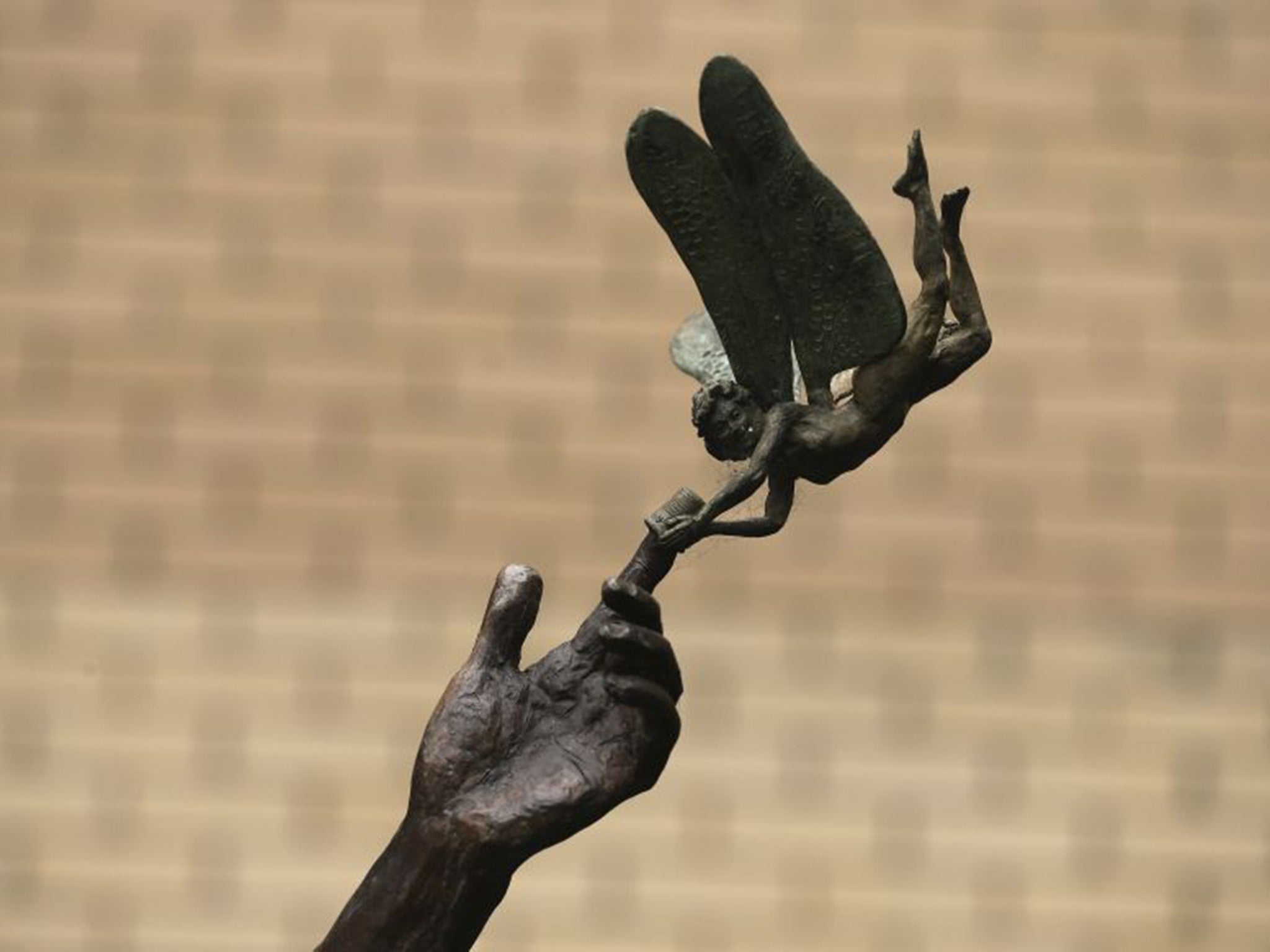 The Peter Pan sculpture is outside Great Ormond Street hospital