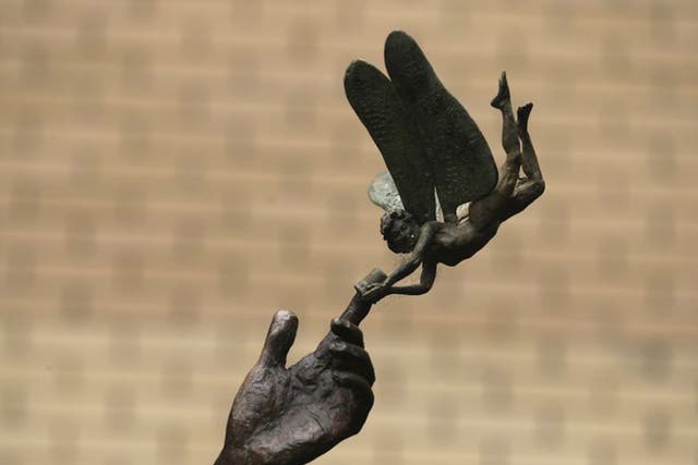 The Peter Pan sculpture is outside Great Ormond Street hospital