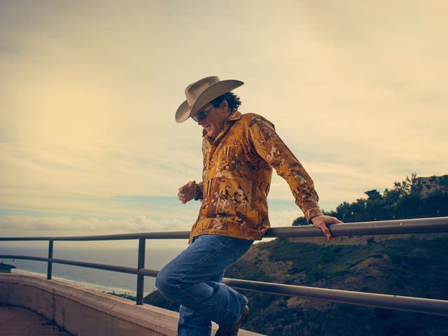 Michael Madsen at his Malibu home, December 2015