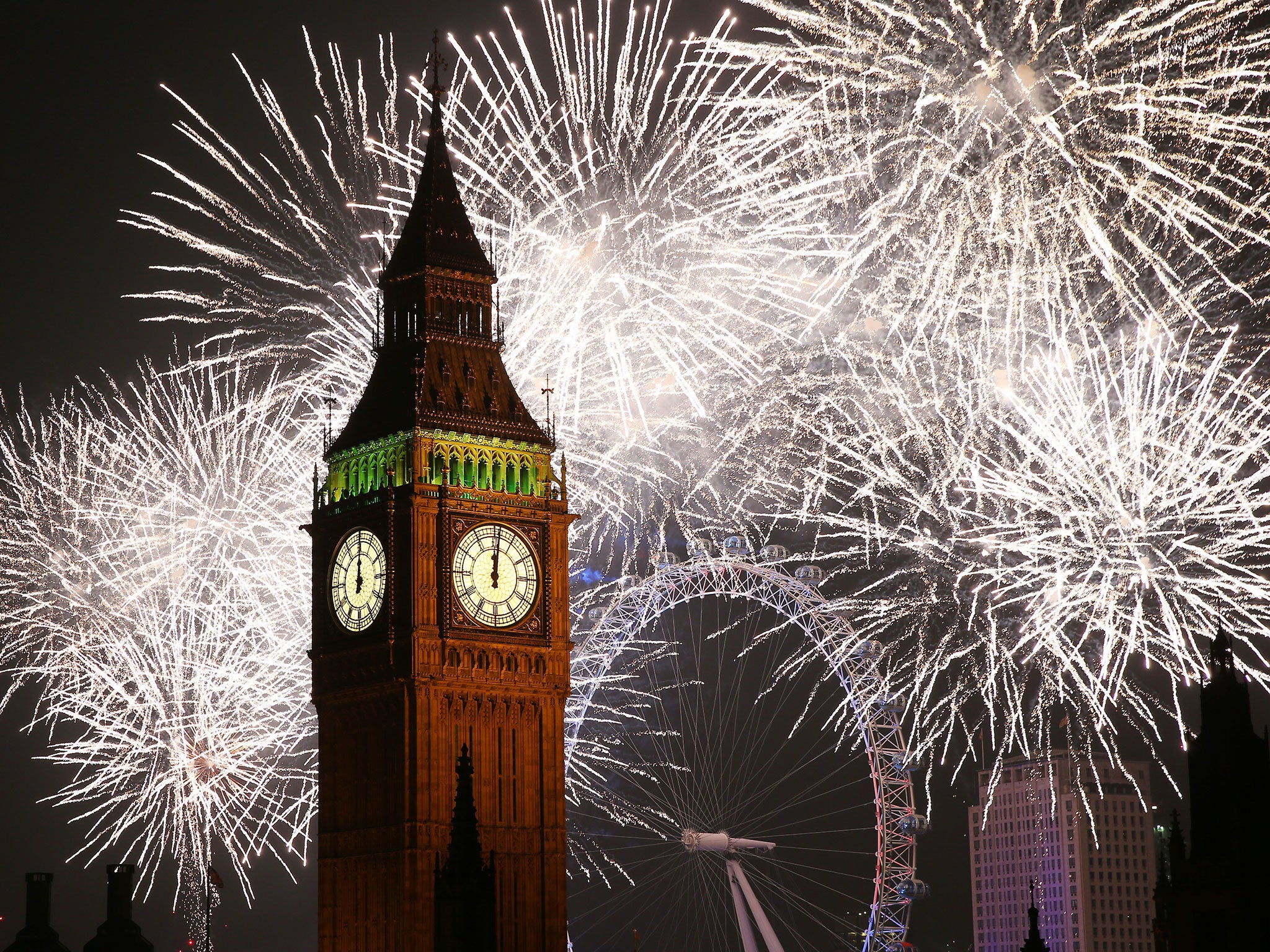 Thousands of people will watch the Mayor's firework display by Big Ben, with tickets having sold out