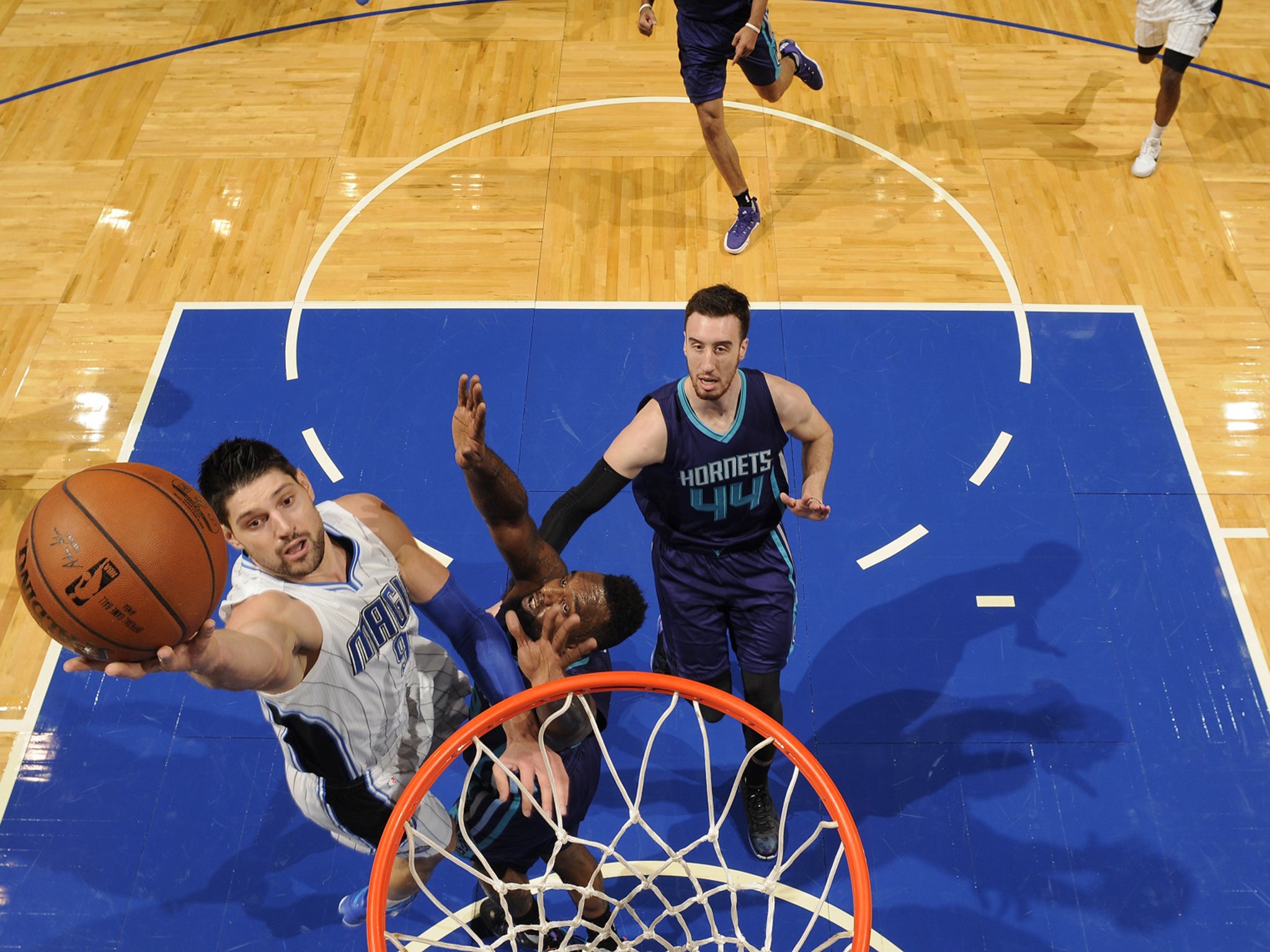 &#13;
Vucevic leads Orlando in points and rebounds this season&#13;