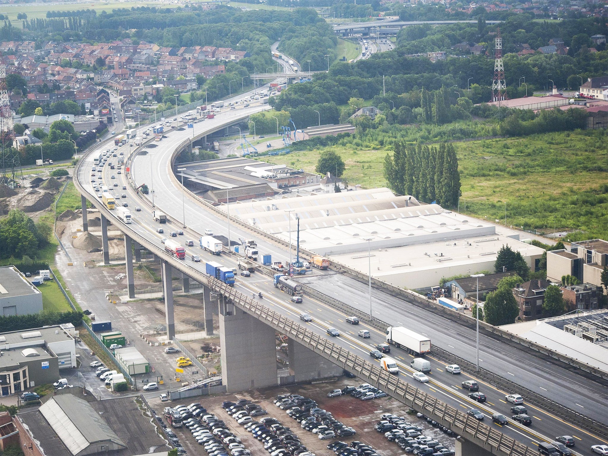 &#13;
Vilvoorde is Belgium’s fastest-growing town with 43 per cent of the population born abroad (AFP/Getty)&#13;