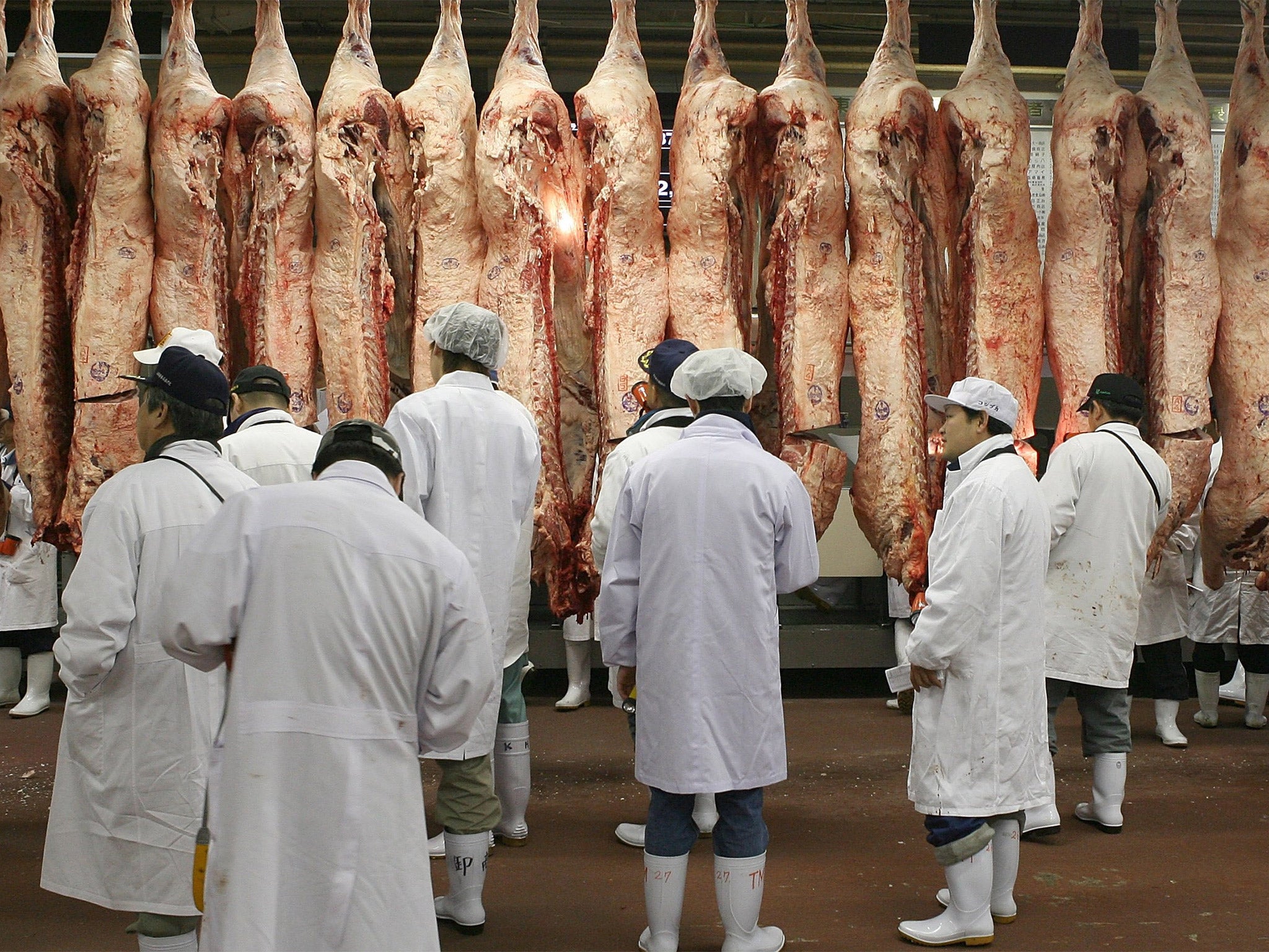 Butchers were among hundreds of people who received abusive letters in Osaka