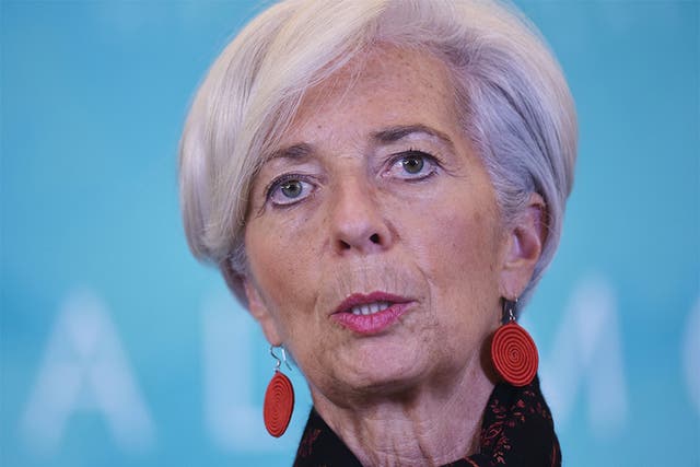 International Monetary Fund Managing Director, Christine Lagarde