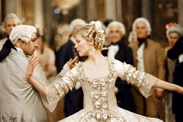 Kirsten Dunst as Marie- Antoinette and Jason Schwartzman as Louis XVI in the 2006 film interpretation of the queen’s life