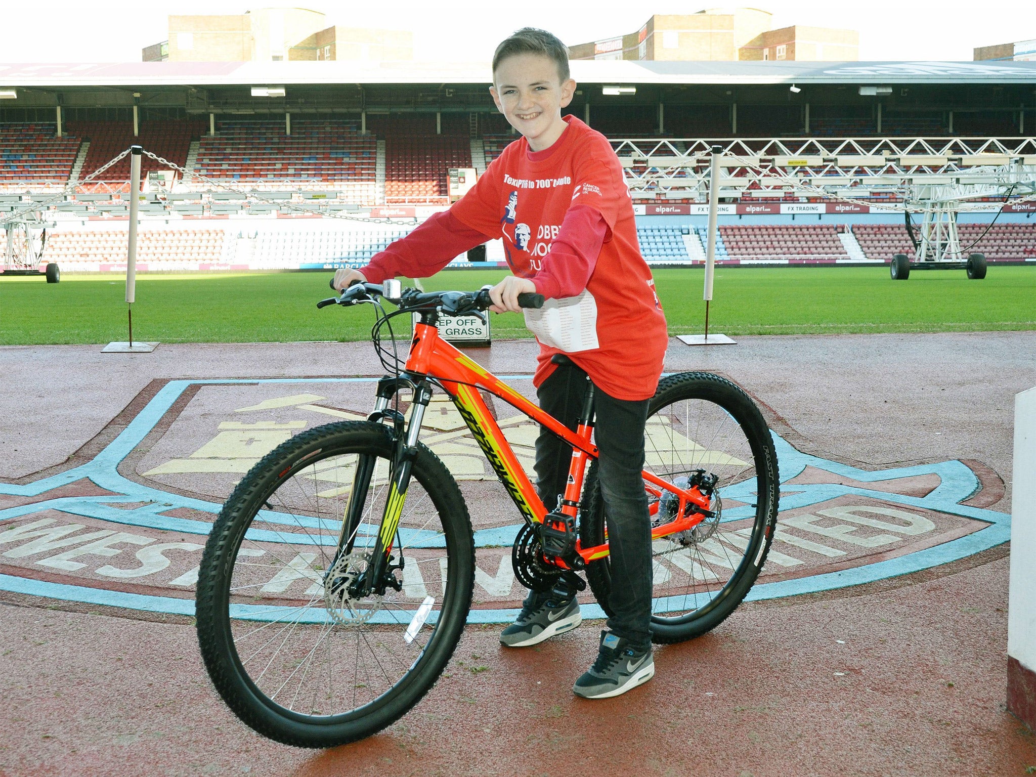 The 13-year-old schoolboy raised over £230,000 for charity
